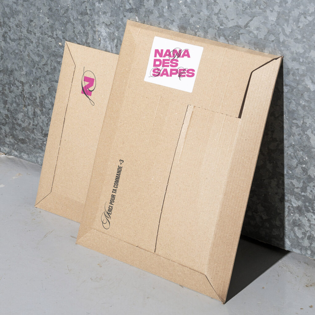 enveloppe de packaging de Nana des sapes